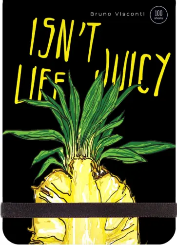 Блокнот Juicy Life. Ананас, А6, 100 листов, клетка обложка книги