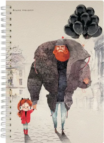 Тетрадь на гребне Smart Daddy, 60 листов, линия обложка книги