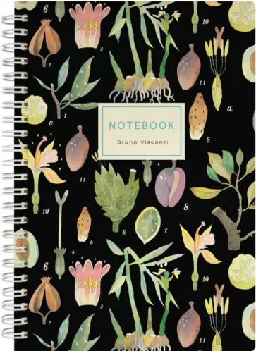 Тетрадь на гребне Ботаника, 60 листов, клетка обложка книги