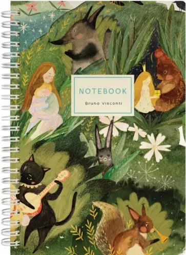Тетрадь Лесная сказка, А5, 60 листов, в точку обложка книги