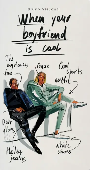 Записная книжка When Your Boyfriend is Cool, А6, 30 листов, клетка обложка книги