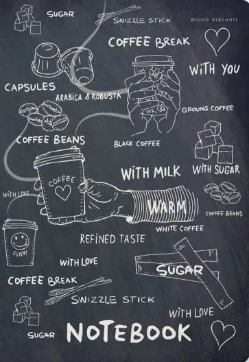 Тетрадь Coffee Break, А5, 40 листов, клетка обложка книги