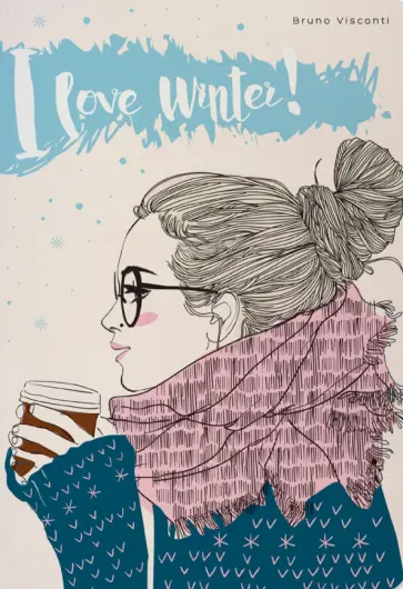 Тетрадь Coffee in Winter, А5, 40 листов, клетка обложка книги