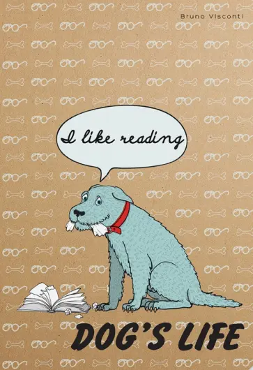 Тетрадь Dog's Life, А5 , 40 листов, клетка обложка книги