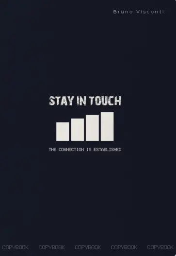 Тетрадь Stay in Touch, А5, 40 листов, клетка обложка книги