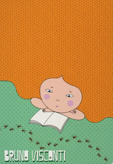 Тетрадь Муравьи и девочка, А5, 40 листов, клетка обложка книги