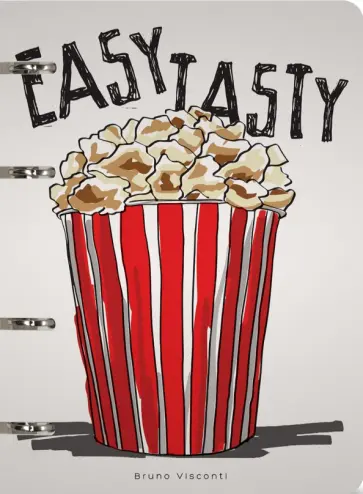 Тетрадь со сменным блоком Popcorn, А5+, 160 листов, в точку обложка книги