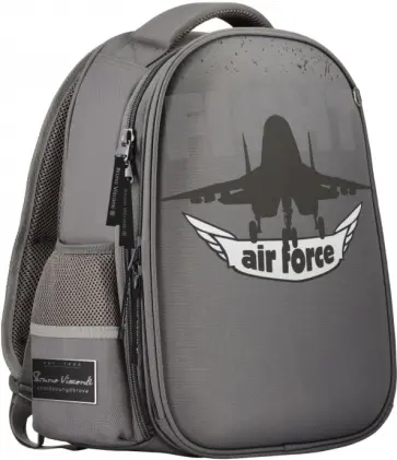 Рюкзак-капсула AIR, серый с эргономичной спинкой обложка книги