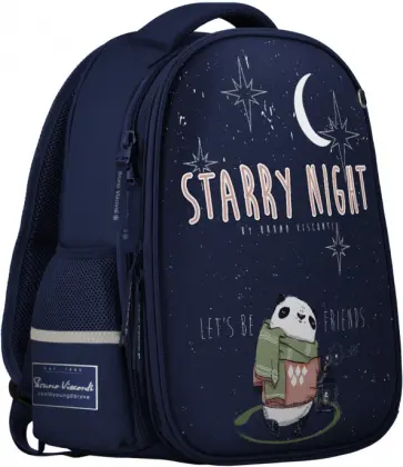 Рюкзак-капсула с эргономической спинкой PANDA, синий обложка книги