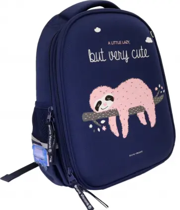 Рюкзак-капсула SLOTH, синий с эргономичной спинкой обложка книги