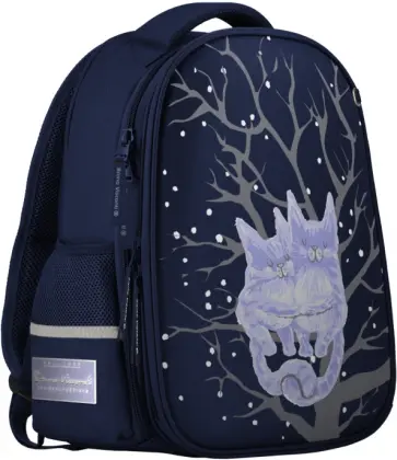 Рюкзак-капсула с эргономической спинкой КОТИКИ, синий обложка книги