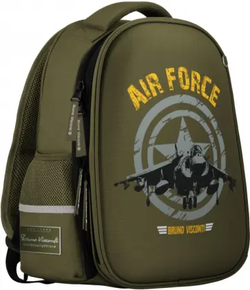 Рюкзак-капсула Милитари, темно-зеленый с эргономичной спинкой обложка книги