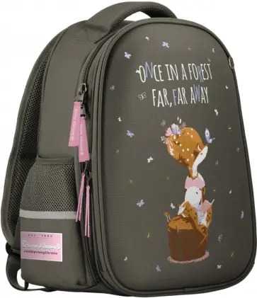 Рюкзак-капсула Оленёнок, тёмно-серый с эргономичной спинкой обложка книги