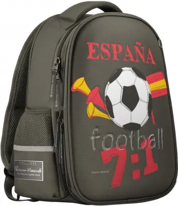 Рюкзак-капсула с эргономичной спинкой Испания, темно-серый обложка книги