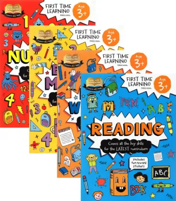 First Time Learning. 4 Book Bumper Pack 3+ обложка книги