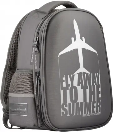 Рюкзак-облегченная капсула с эргономической спинкой FLY AWAY, серый обложка книги