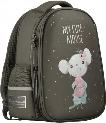 Рюкзак-облегченная капсула с эргономической спинкой FOREST DREAM. МЫШОНОК, серый обложка книги