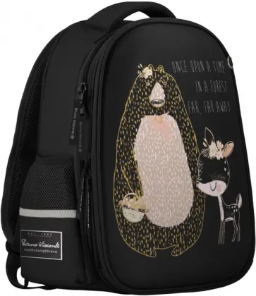 Рюкзак-облегченная капсула WOODLAND, черный с эргономичной спинкой обложка книги