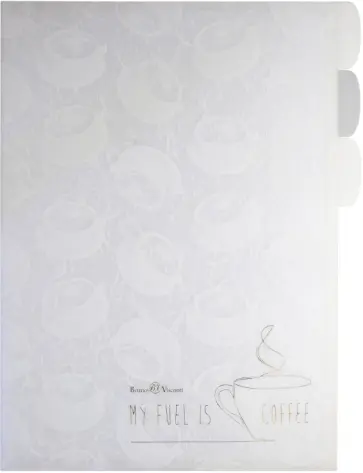 Папка-уголок Кофе брэйк, А4, 3 отделения обложка книги