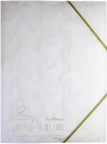 Папка-файл на резинке Кофе брэйк, А4 обложка книги