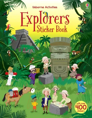 Fiona Watt - Explorers Sticker Book обложка книги