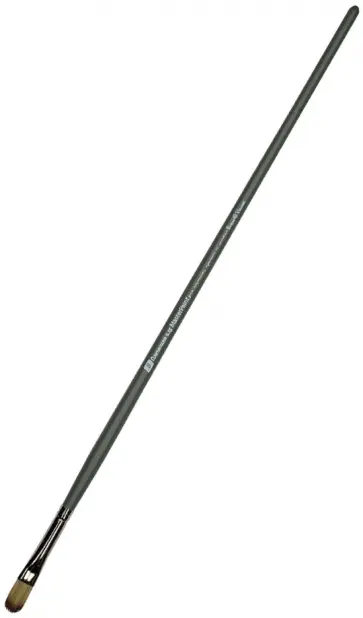 Кисть синтетика филберт с длинной ручкой №8 обложка книги