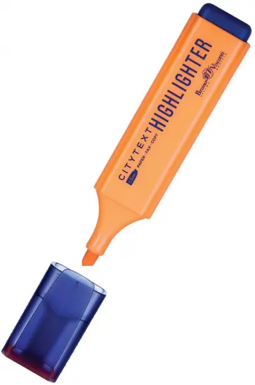 Текстовыделитель CityText, оранжевый Текстовыделитель CityText, оранжевый обложка книги