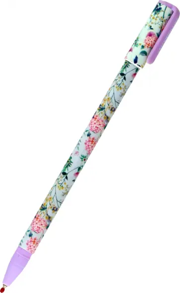 Ручка шариковая Meadow Flowers, синяя обложка книги