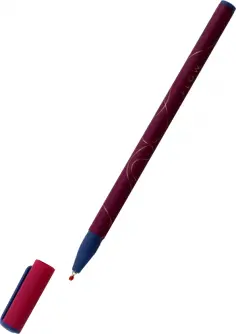 Ручка шариковая Utility. Burgundy, синяя обложка книги