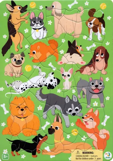 Пазл в рамке Пёсики обложка книги