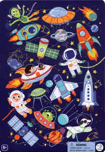 Пазл в рамке Космос обложка книги