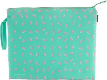 Папка на молнии Ice cream. Mint, А6, силиконовая обложка книги