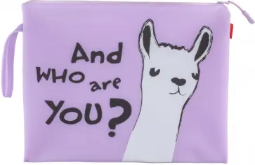 Папка на молнии Lama, А4, силиконовая обложка книги