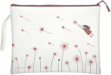 Папка на молнии Полет на одуванчиках, А4 обложка книги