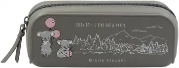 Пенал Коала, на молнии силиконовый обложка книги