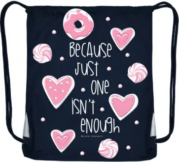 Мешок для обуви Сладкое настроение, синий обложка книги