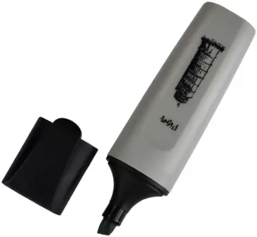 Текстовыделитель Пиза, серый обложка книги