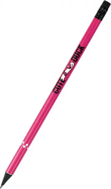 Карандаш чернографитный Утка, HB, в ассортименте обложка книги