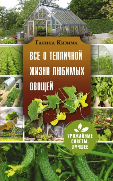 Галина Кизима - Все о тепличной жизни любимых овощей обложка книги