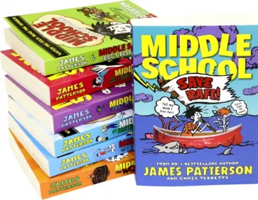 Patterson, Tebbetts - Middle School. 7 Book Collection Set обложка книги