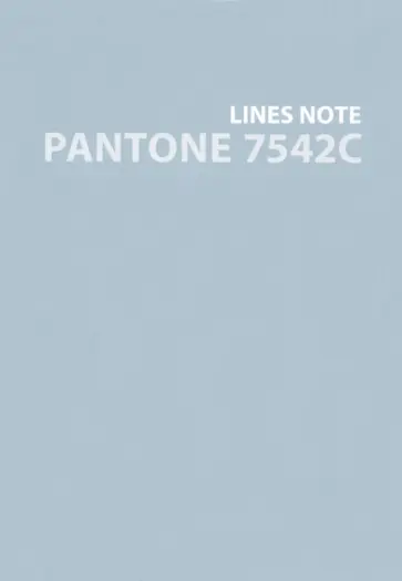 Тетрадь Pantone line No.1, 80 листов, линия, А6+ обложка книги