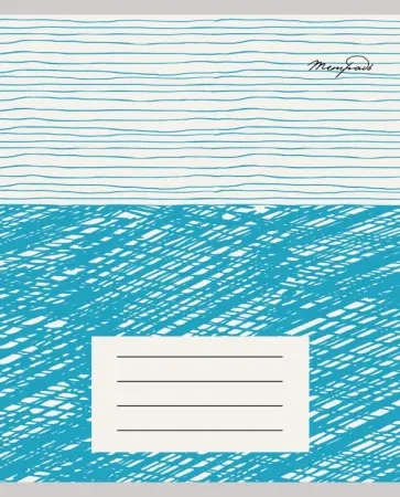 Тетрадь Яркие штрихи, 24 листа, клетка, в ассортименте обложка книги