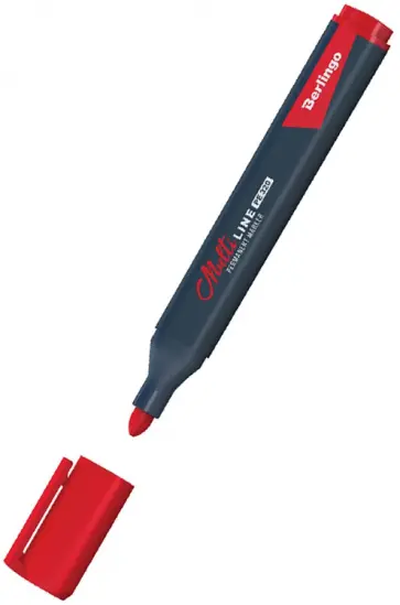 Маркер перманентный Multiline PE320, 3 мм., красный Маркер перманентный Multiline PE320, 3 мм., красный обложка книги