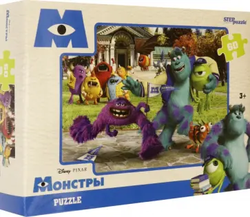 Мозаика Puzzle 60. Монстры обложка книги