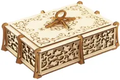 Сборная модель Шкатулка прямоугольник обложка книги