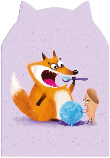 Блокнот Лиса, 32 листа, точка обложка книги