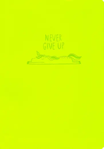 Ежедневник недатированный Unicorn, 96 листов, А5, зеленый обложка книги