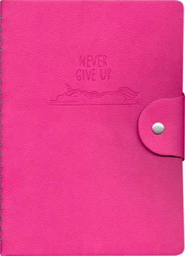 Ежедневник недатированный Unicorn малиновый, 96 листов, А5 обложка книги