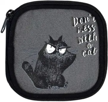 Кошелёк Крэйзи кот обложка книги