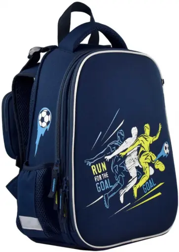 Ранец школьный, полиэстер,Футболисты обложка книги